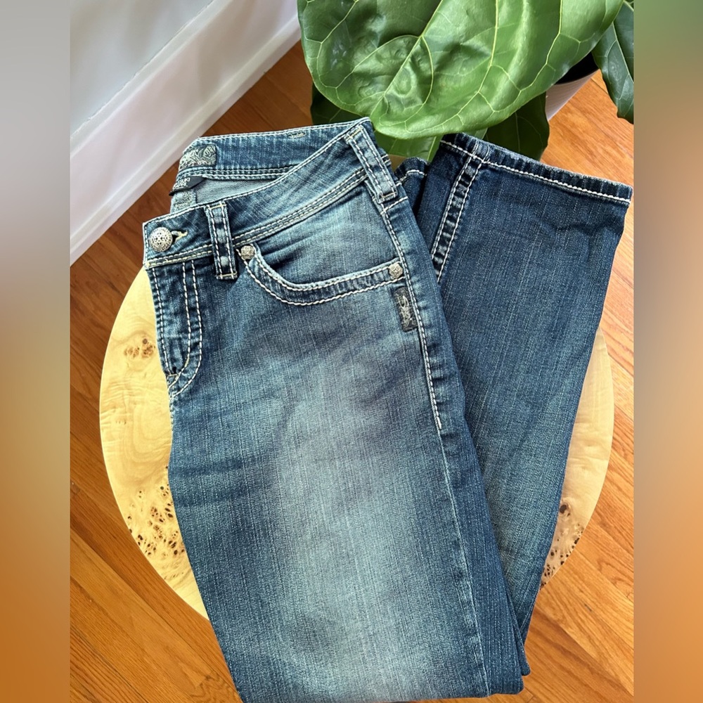 Silver Natsuki Capri Jeans
